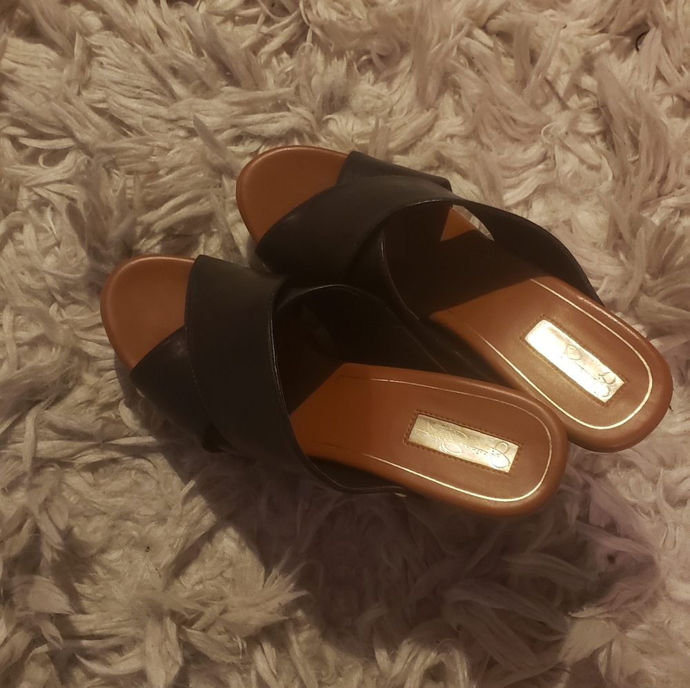 Jessica Simpson Slide Wedges